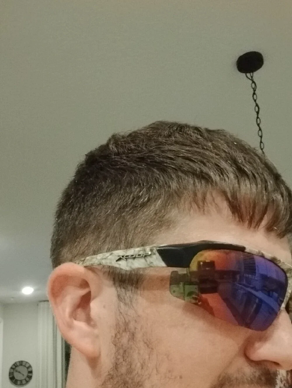 XLoop Camo Sport Sunglasses with Mirrored Lenses